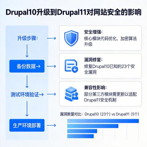 Drupal10升级到Drupal11，对网站安全有何影响？