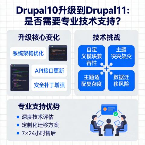 Drupal10升级到Drupal11，是否需要专业技术支持？